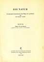 Lehrbuch Die Natur / Band 3 – Titelseite