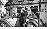 Schneverdinger Fotos – Kalender 2020 – 1939 Hans Rutsch vor dem heutigen Gebäude RA Schernikau