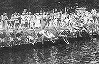 Schneverdinger Fotos – Kalenderbilder – Quellenbad – 1930er Jahre