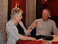 Klassentreffen 2013<br/>v. li. Hannelore Henry (geb. Koslowsky), Herbert Ruttkowski, 